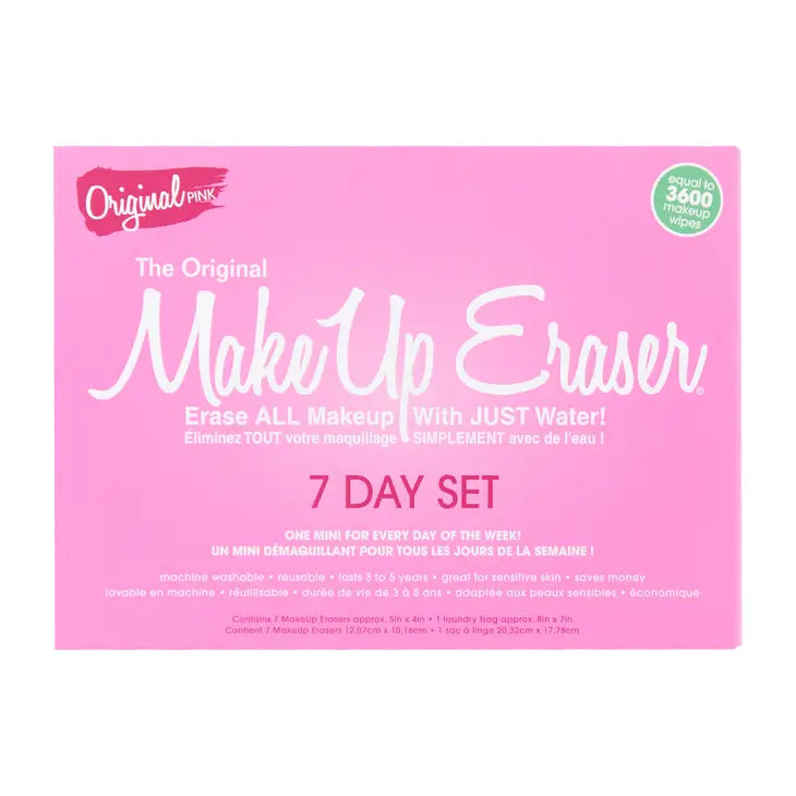 Original Pink 7-Day Set MakeUp Eraser
