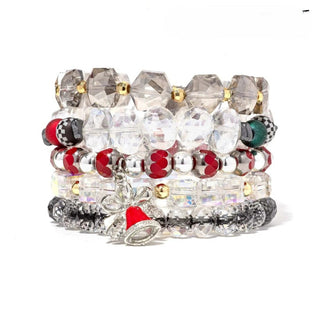 Erimish Jewelry - Bracelets Jingle Bell Stack Stretch Bracelets