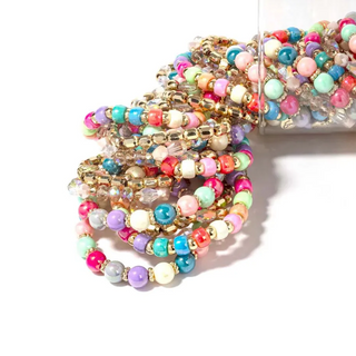 Erimish Jewelry - Bracelets Sprinkle Stack of 5 Stretch Bracelets