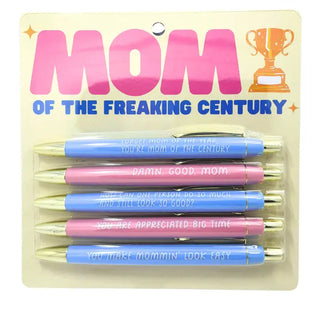 Fun Club Gift Mom of the Freaking Century Pen Sets