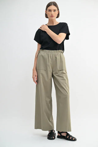 Fun2Fun Bottoms - Pants Ruffle Waist Side Tie Detail Pant
