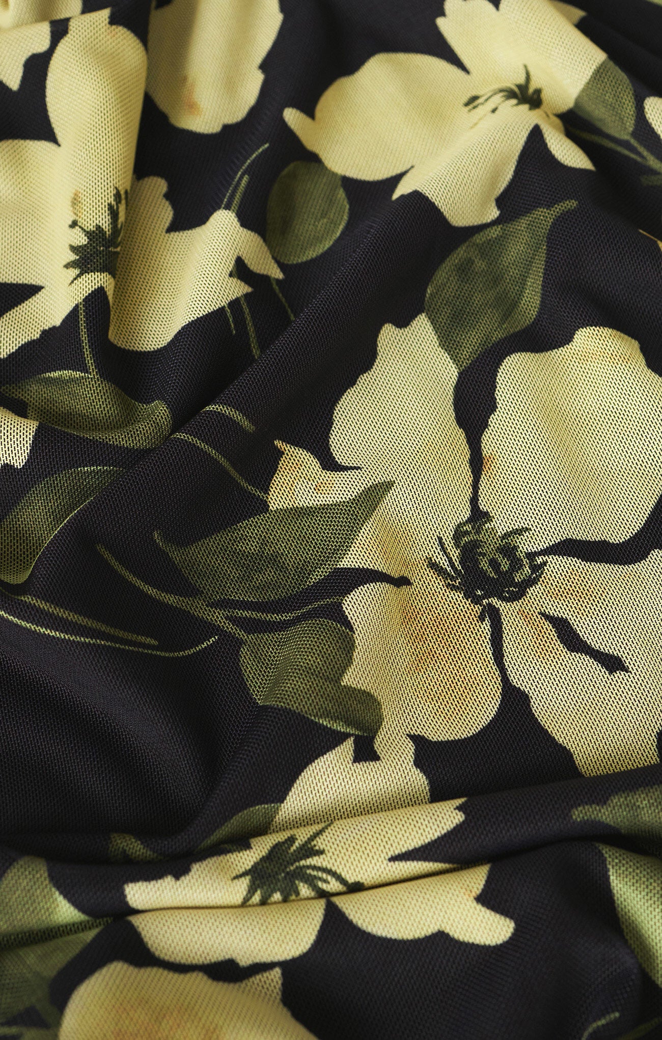 Eda Ren Floral Mesh Midi Skirt Sunnyside