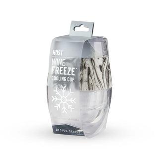 Host Home - Drinkware Wine Freeze Cooling Cups Black Swirl