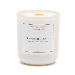 Jack Baker Candle Co. Home - Candles Rich Bish Energy Candle