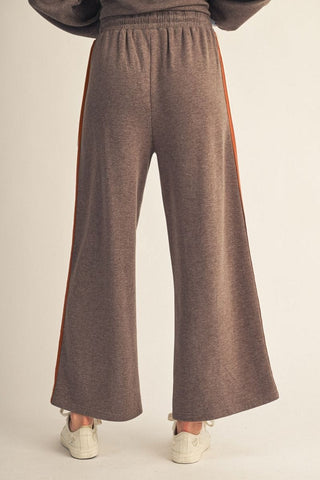 Jodifl bottoms - Sweatpants Drawstring Waist 2Tone Sweatpants w/Color Acents
