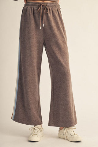 Jodifl bottoms - Sweatpants Sm Drawstring Waist 2Tone Sweatpants w/Color Acents