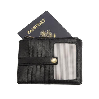 Joy Susan Accessories - Handbags Black Penny Mini Travel Wallet