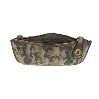 Joy Susan Accessories - Handbags Grey Camo Crossbody or Wristlet Clutch