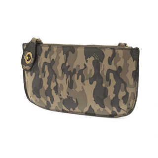 Joy Susan Accessories - Handbags Grey Camo Crossbody or Wristlet Clutch