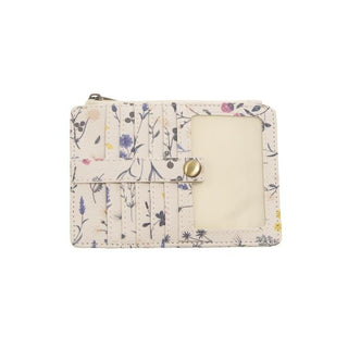 Joy Susan Accessories - Handbags White Floral Penny Mini Travel Wallet