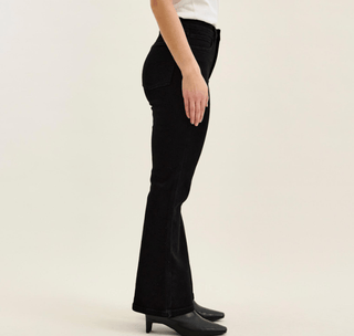 Judy Blue Bottoms - Pants High-Rise Petite Tummy Control Bootcut Jeans Black