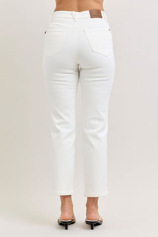 Judy Blue Bottoms - Pants High-Rise Tummy Control Ankle Straight
