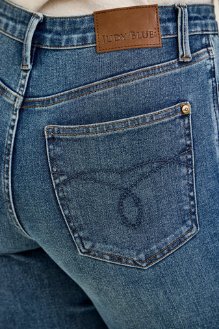 Judy Blue Bottoms - Pants High Waist Wide Leg Crop Jeans