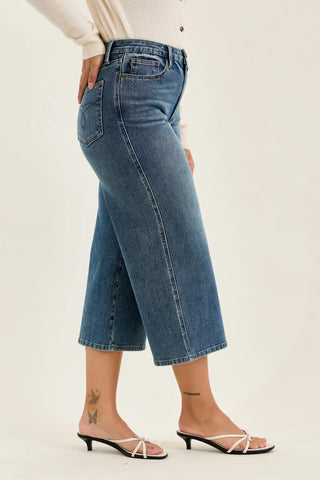 Judy Blue Bottoms - Pants High Waist Wide Leg Crop Jeans