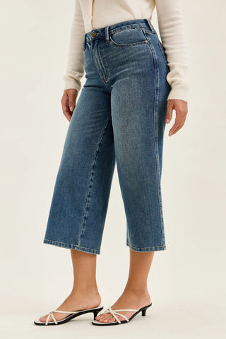 Judy Blue Bottoms - Pants High Waist Wide Leg Crop Jeans