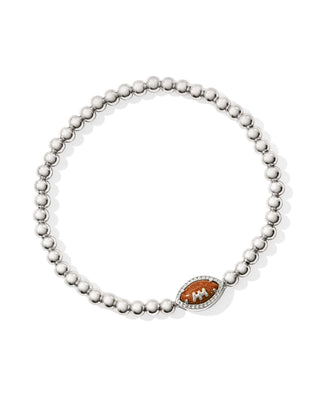 Kendra Scott Accessories Football Stretch Bracelet Silver Orange Goldstone