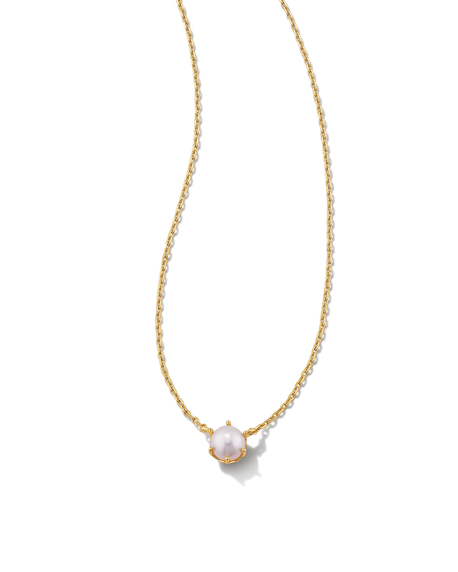 Ashton Pearl Necklace Gold