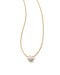 Ashton Pearl Necklace Gold