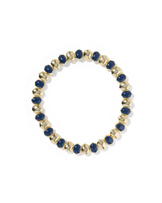 Kendra Scott Jewelry - Bracelets Daphne Enamel Gold Stretch Bracelet Navy