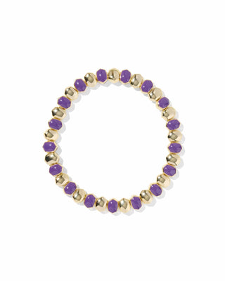 Kendra Scott Jewelry - Bracelets Daphne Enamel Gold Stretch Bracelet Purple