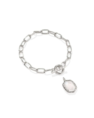 Kendra Scott Jewelry - Bracelets Daphne Silver Link and Chain Bracelet Ivory MOP