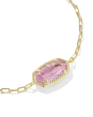 Kendra Scott Jewelry - Bracelets Elaina Luxe Gold Chain Bracelet Light Pink CZ