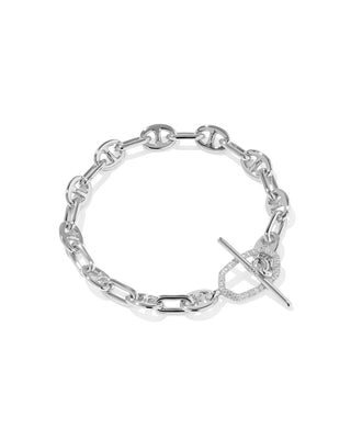 Kendra Scott Jewelry - Bracelets Elaina Toggle Silver Line & Charm Bracelet