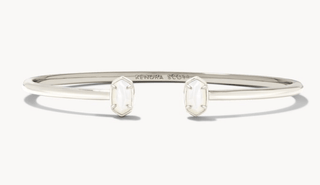 Kendra Scott Jewelry - Bracelets Emilie Silver Cuff Bracelet Ivory MOP