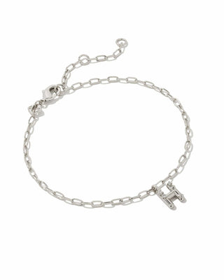 Kendra Scott Jewelry - Bracelets H Sale Crystal Letter Bracelet Delicate Bracelet Silver