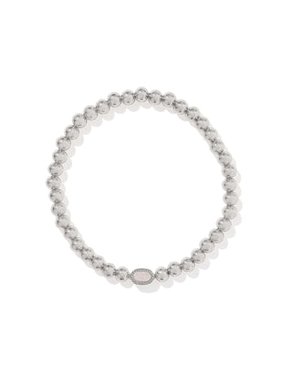 Kendra Scott Jewelry - Bracelets Mini Elaina Stretch Bracelet Silver Iridescent Druzy