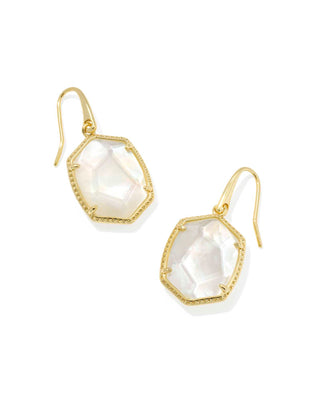 Kendra Scott Jewelry - Earrings Daphne Gold Frame Drop Earring Ivory MOP