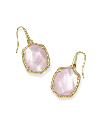 Kendra Scott Jewelry - Earrings Daphne Gold Frame Drop Earring Light Pink MOP
