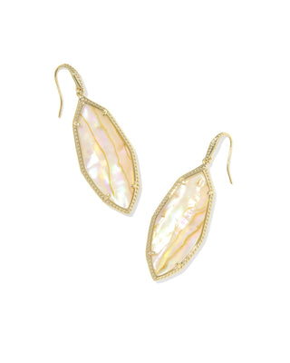 Kendra Scott Jewelry - Earrings Ophelia Gold Drop Earrings Iridescent Abalone