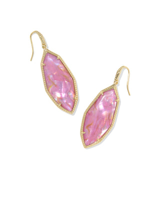 Kendra Scott Jewelry - Earrings Ophelia Gold Drop Earrings Light Mauve Illusion