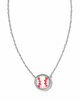 Kendra Scott Jewelry - Necklaces Baseball Silver Short Pendant Necklace