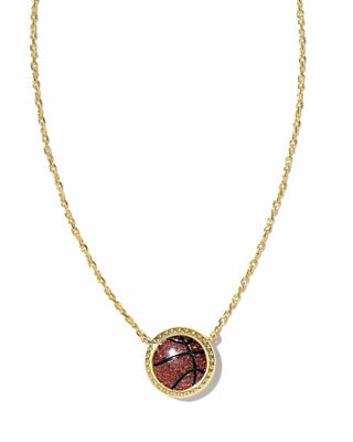 Kendra Scott Jewelry - Necklaces Basketball Gold Short Pendant Necklace