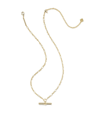 Kendra Scott Jewelry - Necklaces Bree Gold Metal T Bar Short Pendant Necklace
