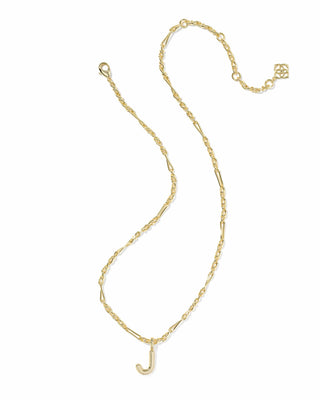 Kendra Scott Jewelry - Necklaces Bubble Letter J Gold Short Pendant