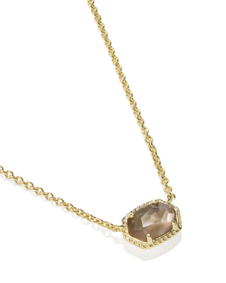 Kendra Scott Jewelry - Necklaces Daphne Gold Frame Short Pendant Necklace Taupe MOP