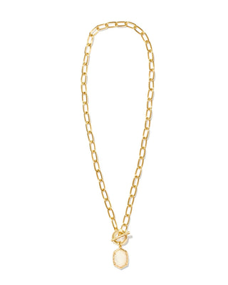 Kendra Scott Jewelry - Necklaces Daphne Gold Link and Chain Necklace Ivory MOP