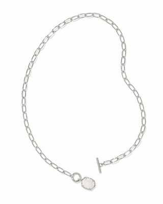 Kendra Scott Jewelry - Necklaces Daphne Silver Link and Chain Necklace Ivory MOP