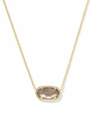 Kendra Scott Jewelry - Necklaces Elisa Gold Pendant Necklace Taupe MOP