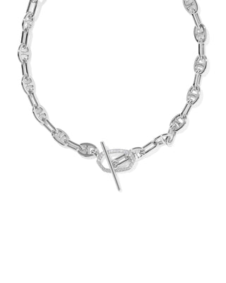 Kendra Scott Jewelry - Necklaces Elisa Toggle Silver Link & Chain Necklace