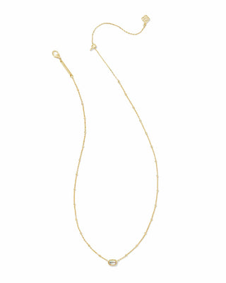 Kendra Scott Jewelry - Necklaces Mini Elisa Gold Satellite Short Pendant Necklace Dichroic Glass 12/25