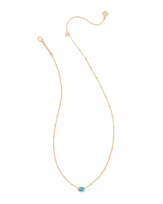 Kendra Scott Jewelry - Necklaces Mini Elisa Gold Satellite Short Pendant Necklace Turquoise