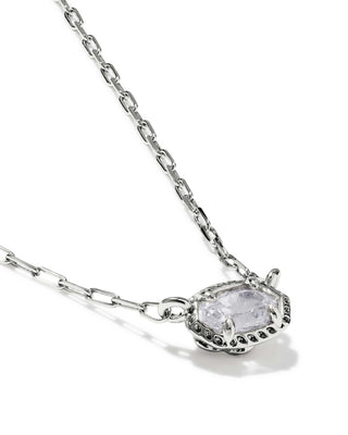 Kendra Scott Jewelry - Necklaces Mini Elisa Luxe Silver Short Pendant Necklace
