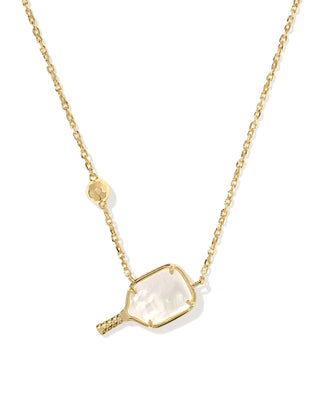 Kendra Scott Jewelry - Necklaces Pickleball Gold Short Pendant Necklace Ivory MOP