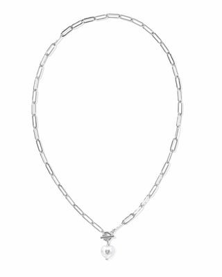 Kendra Scott Jewelry - Necklaces Sasha Silver Heart Link & Chain Necklace Pearl