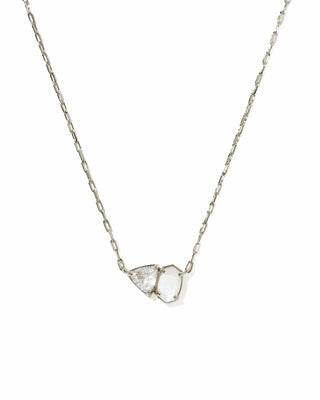 Kendra Scott Jewelry - Necklaces Tatum Silver Short Pendant Necklace Neutral Mix