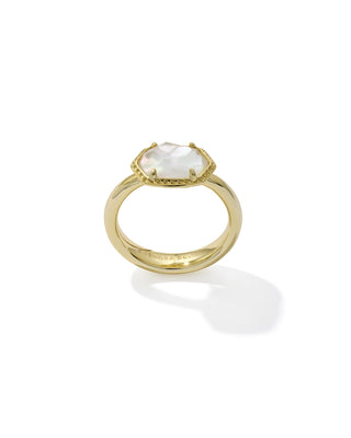 Kendra Scott Jewelry - Rings Daphne Gold Frame Band Ring Ivory MOP